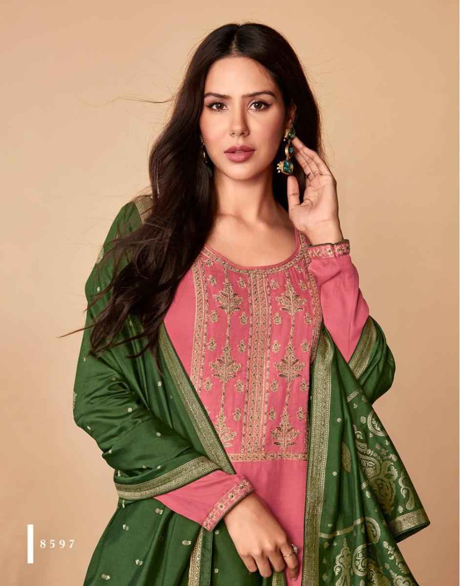 Aashirwad Mor Bagh Saaras Silk Dress Material 6 pcs Catalogue