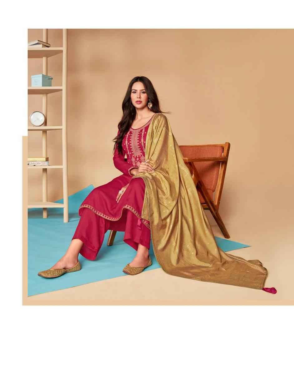Aashirwad Mor Bagh Saaras Silk Dress Material 6 pcs Catalogue