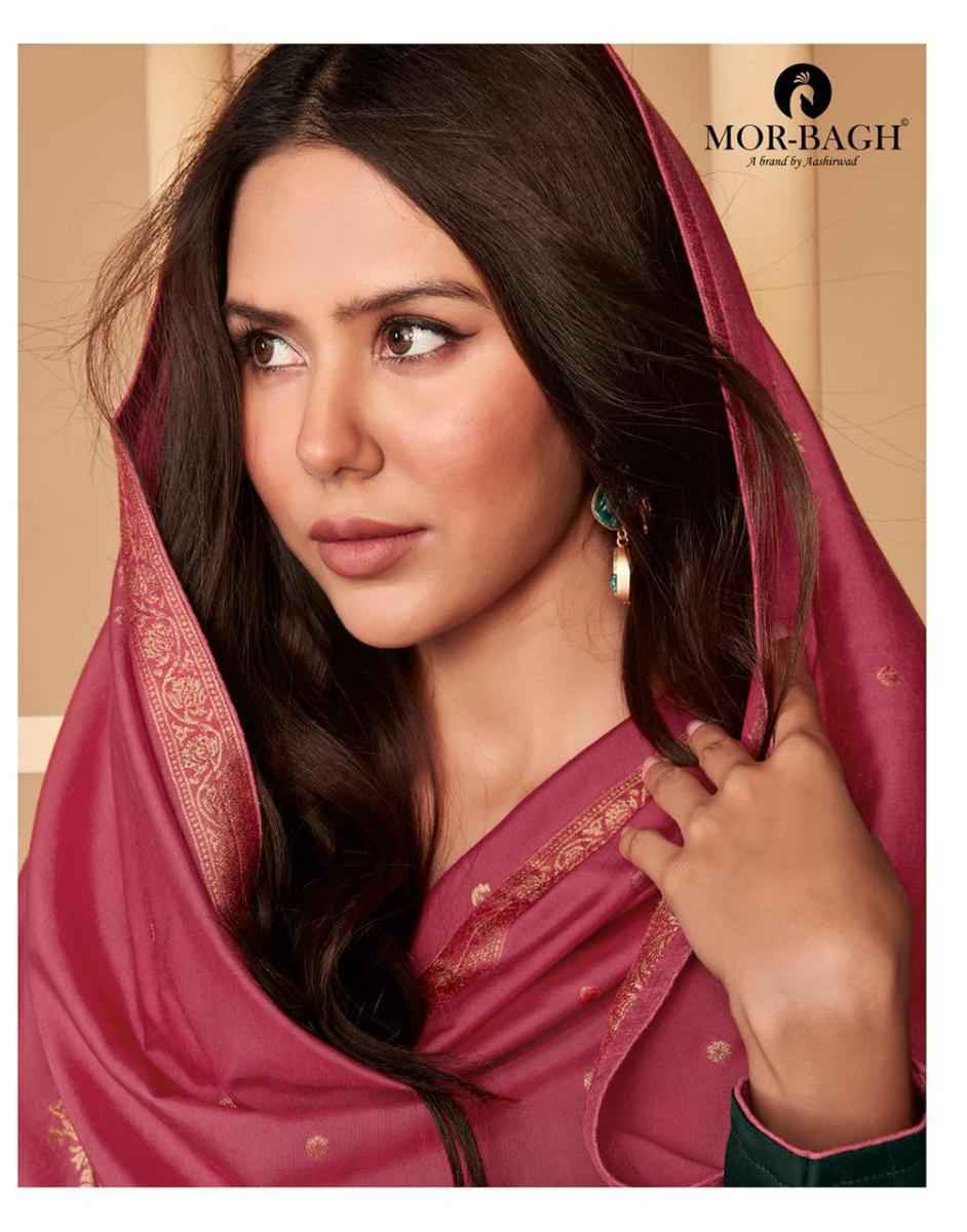 Aashirwad Mor Bagh Saaras Silk Dress Material 6 pcs Catalogue