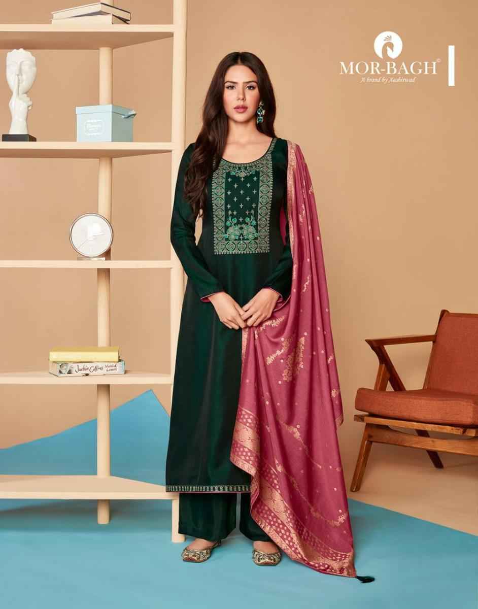Aashirwad Mor Bagh Saaras Silk Dress Material 6 pcs Catalogue