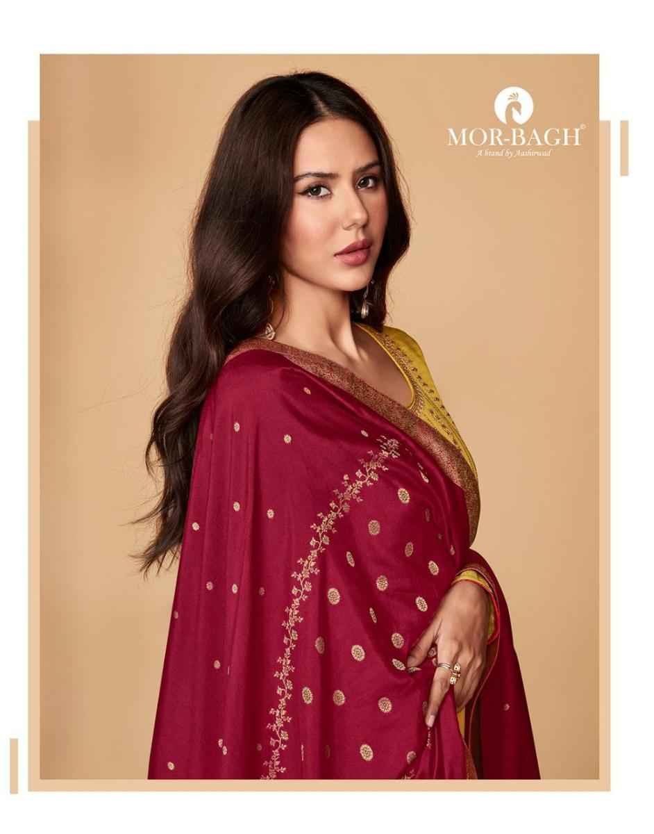 Aashirwad Mor Bagh Saaras Silk Dress Material 6 pcs Catalogue