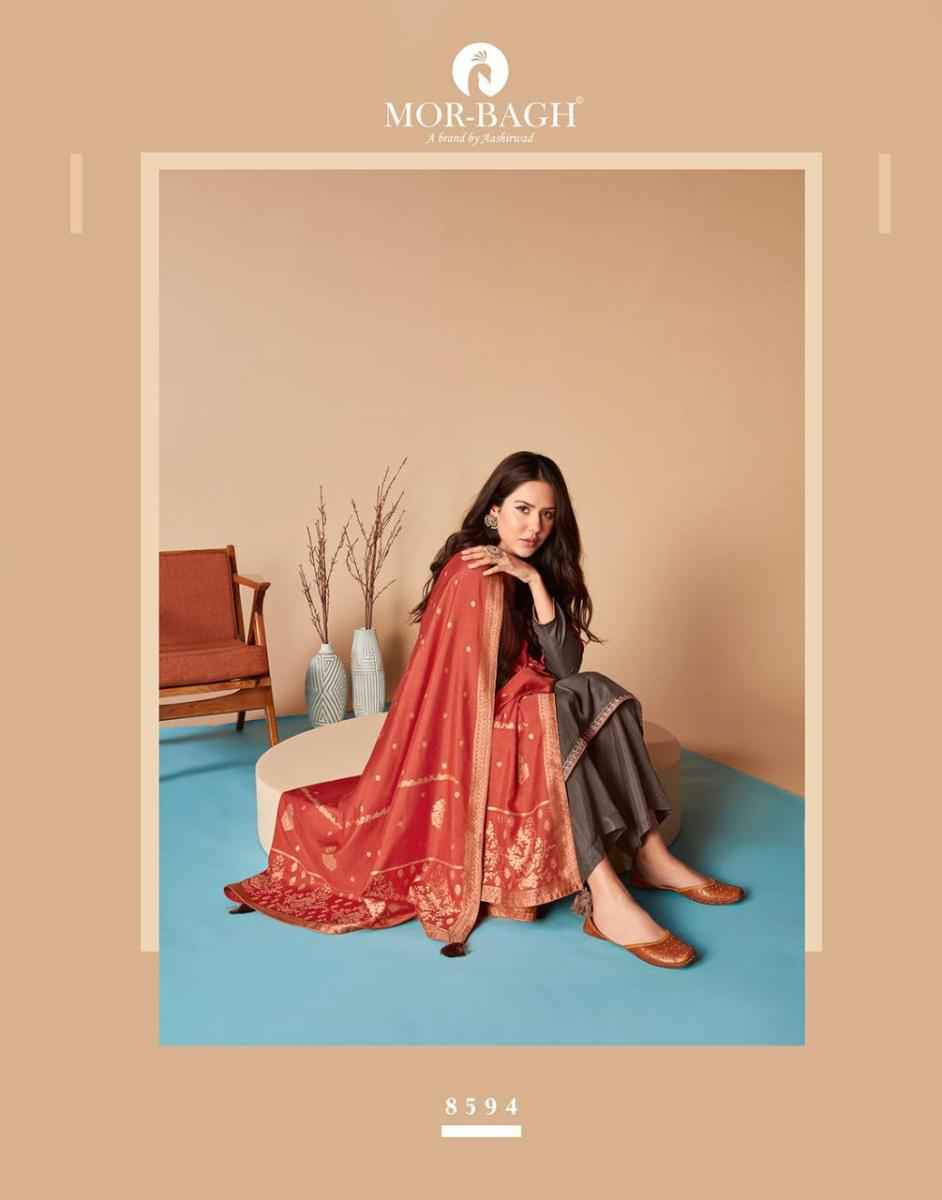 Aashirwad Mor Bagh Saaras Silk Dress Material 6 pcs Catalogue