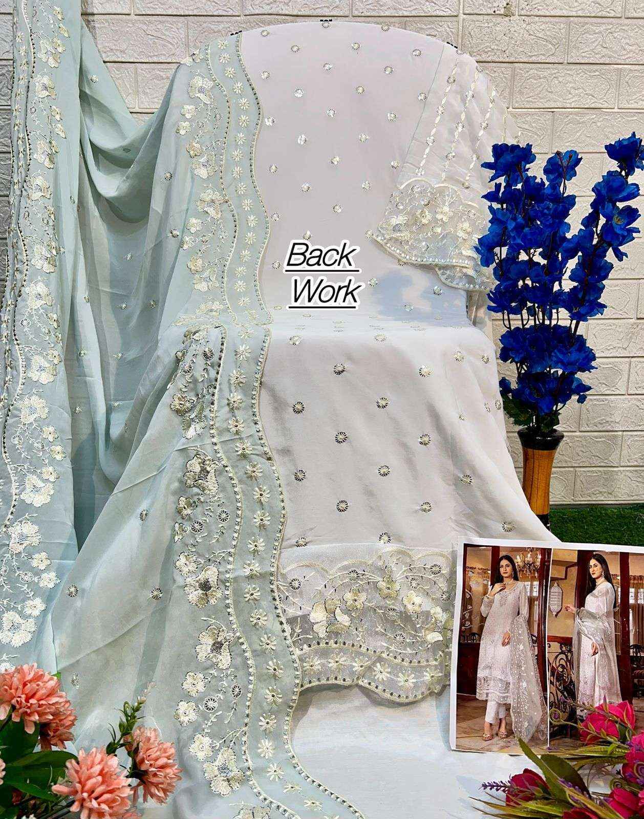 AL Khushbu Afifa Vol 2 Georgette Dress Material 3 pcs Catalogue