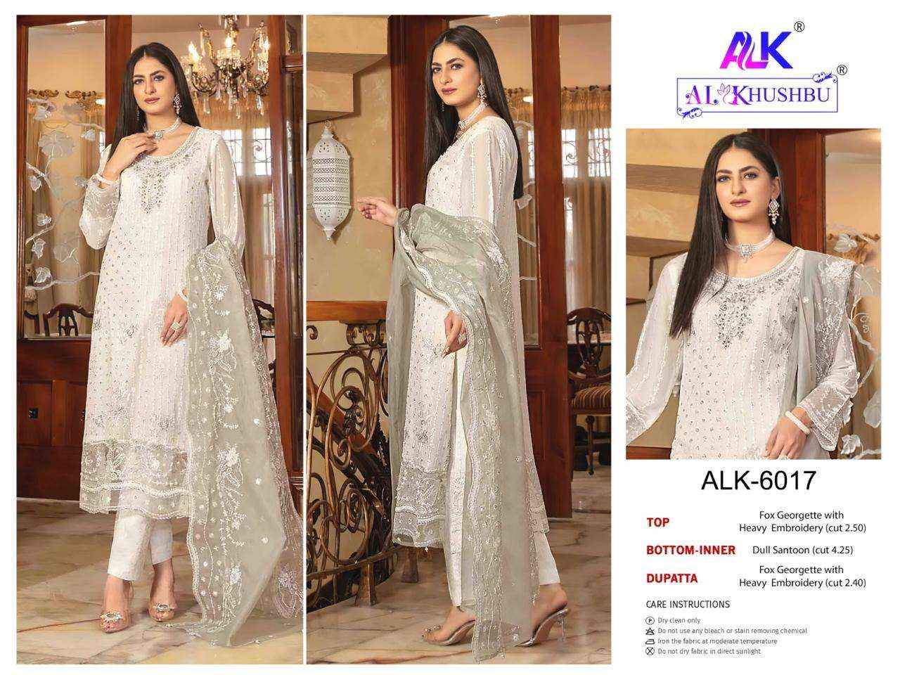 AL Khushbu Afifa Vol 2 Georgette Dress Material 3 pcs Catalogue