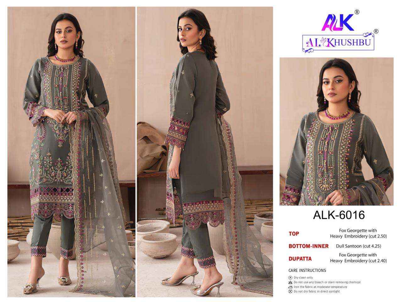 AL Khushbu Afifa Vol 2 Georgette Dress Material 3 pcs Catalogue