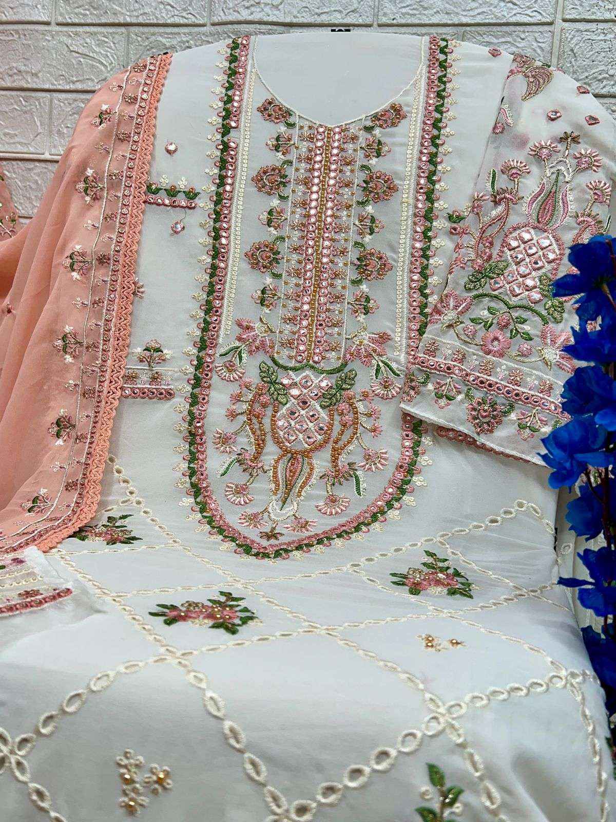 AL Khushbu DNO 6024 Georgette Dress Material 3 pcs Catalogue