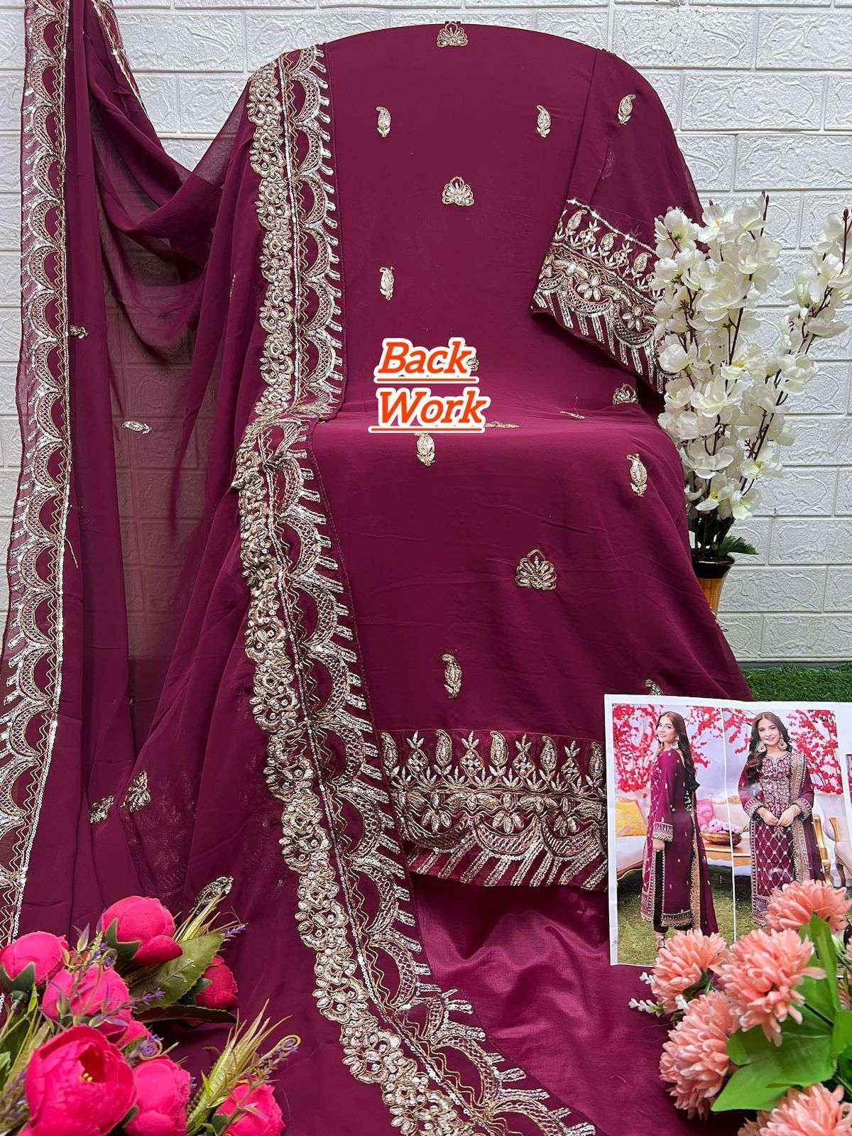 AL Khushbu DNO 6024 Georgette Dress Material 3 pcs Catalogue