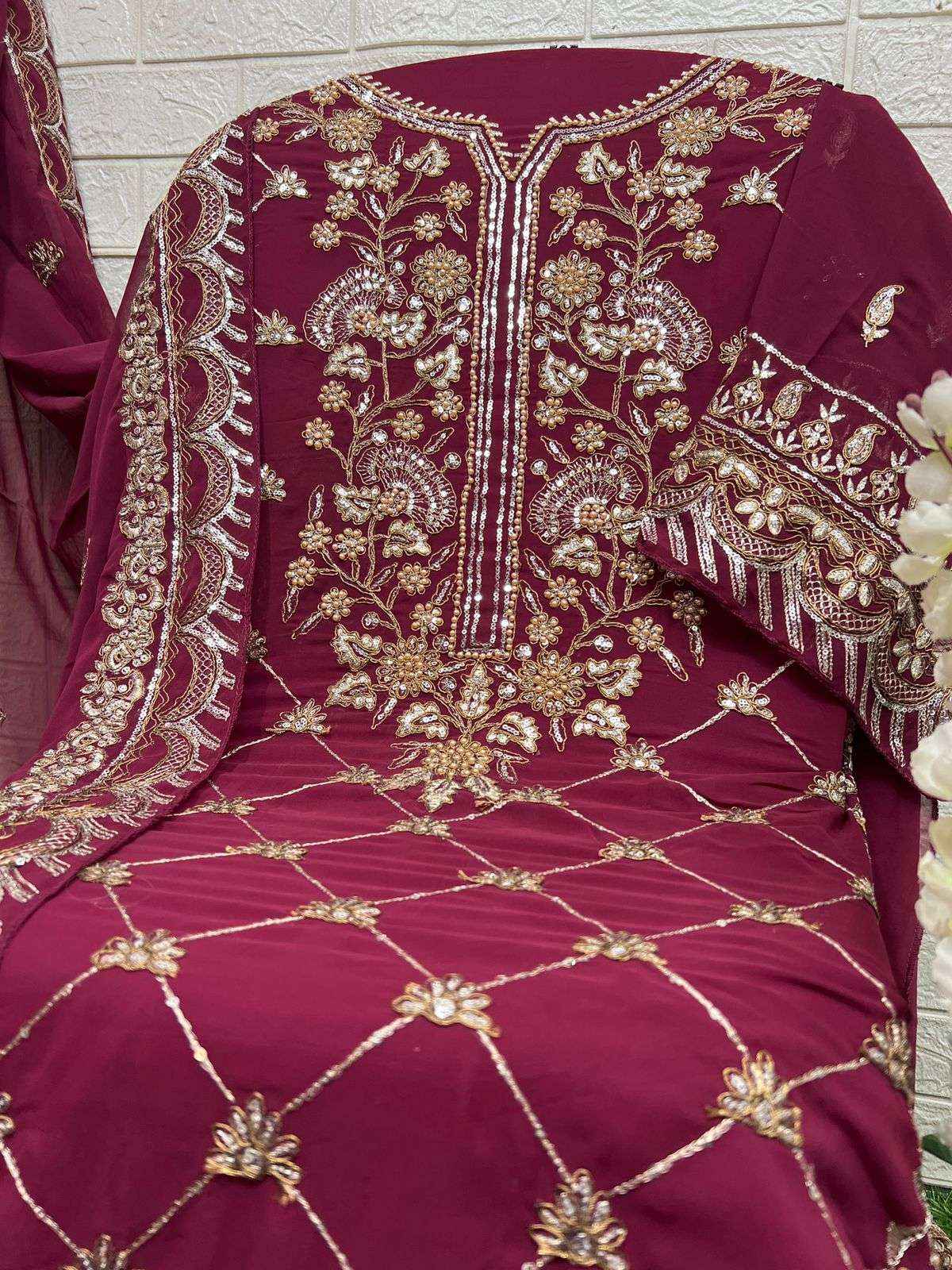 AL Khushbu DNO 6024 Georgette Dress Material 3 pcs Catalogue