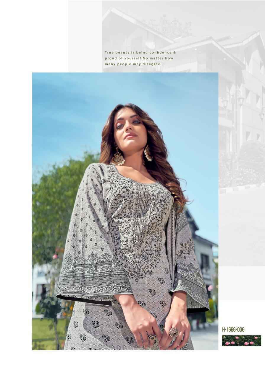 Alok Classic Bin Saeed Cambric Dress Material 8 Pcs Catalog