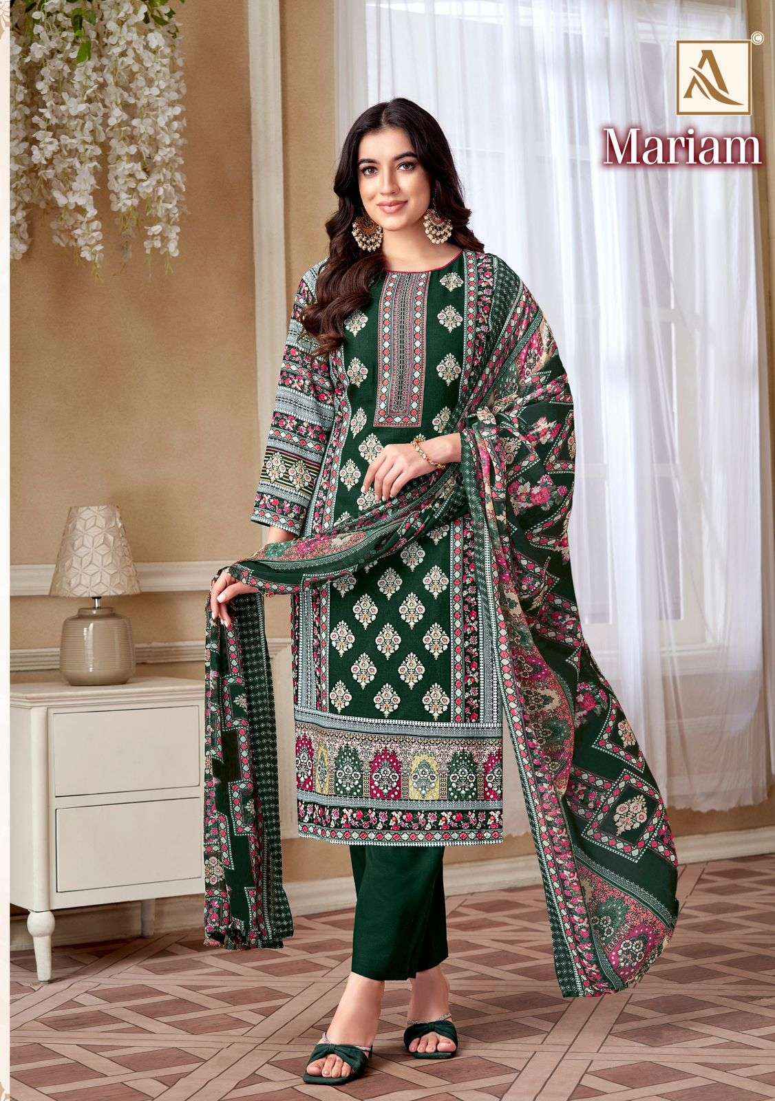 Alok Mariam Viscouse Rayon Dress Material 8 pcs Catalogue