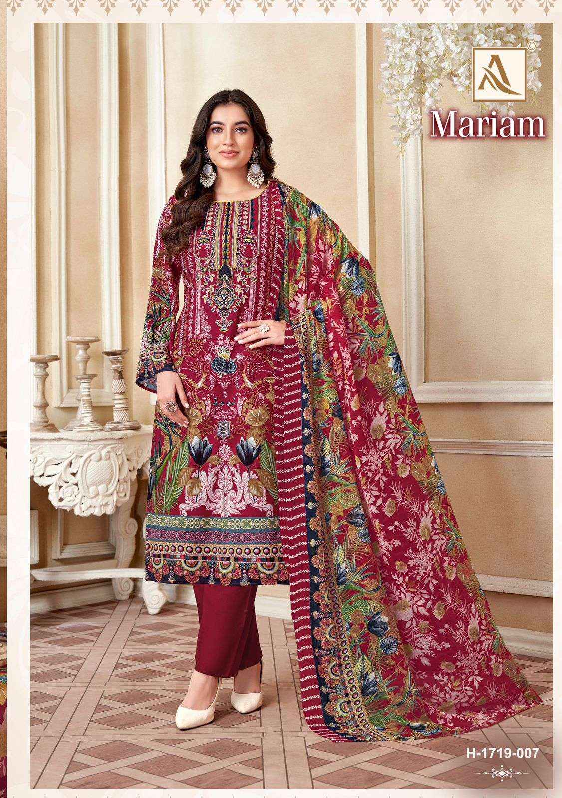 Alok Mariam Viscouse Rayon Dress Material 8 pcs Catalogue
