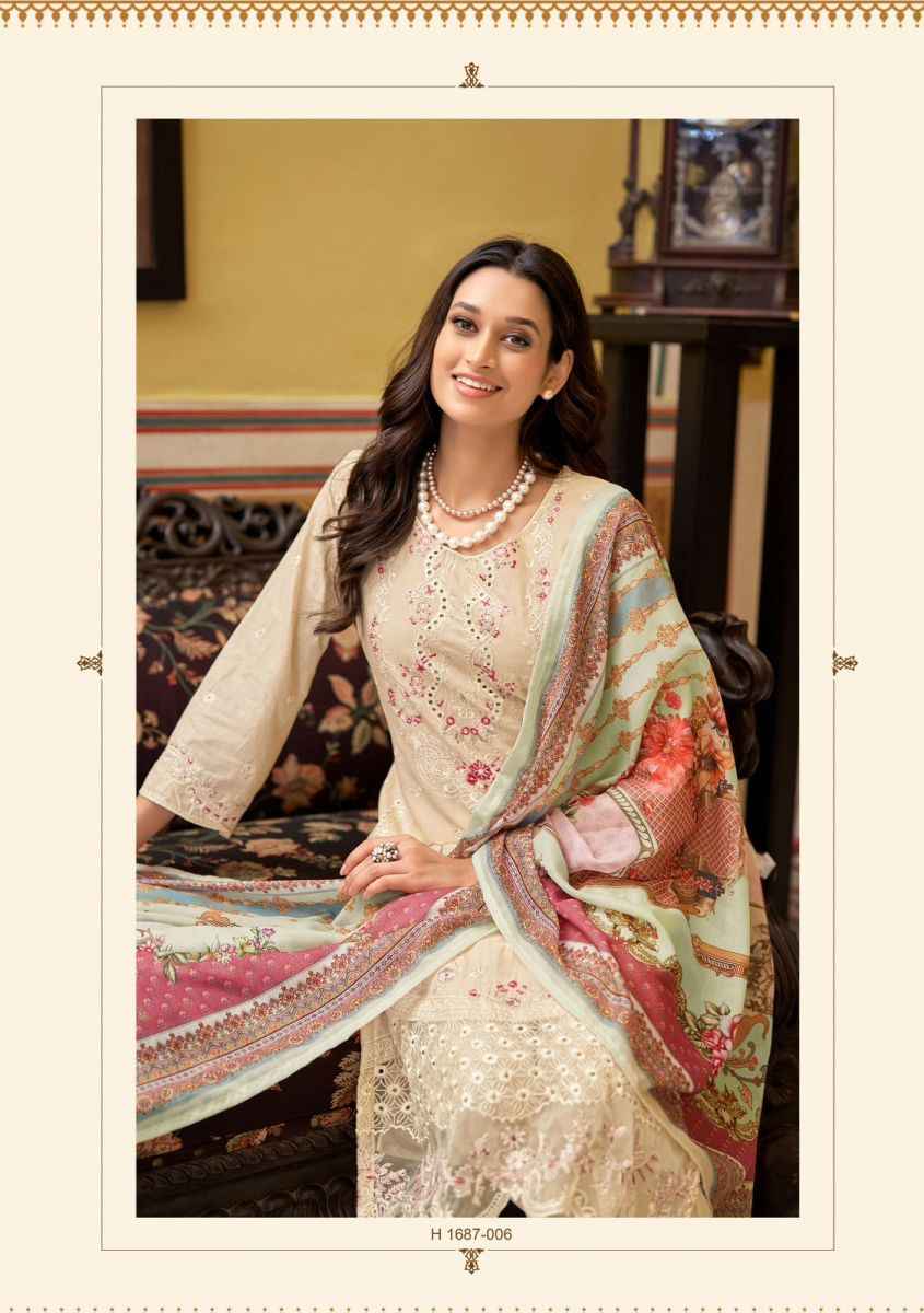 Alok Tabeer Edition 3 Cambric Lawn Dress Material 6 pcs Catalogue