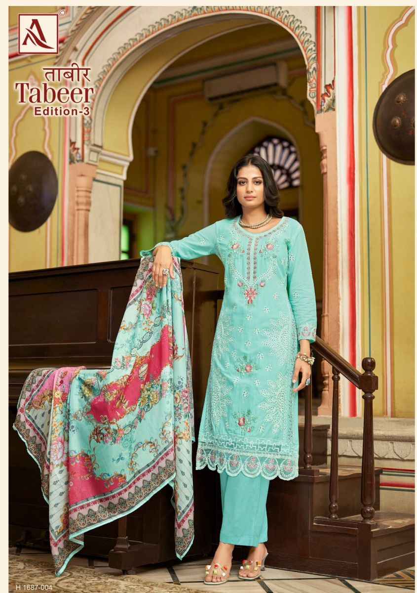 Alok Tabeer Edition 3 Cambric Lawn Dress Material 6 pcs Catalogue