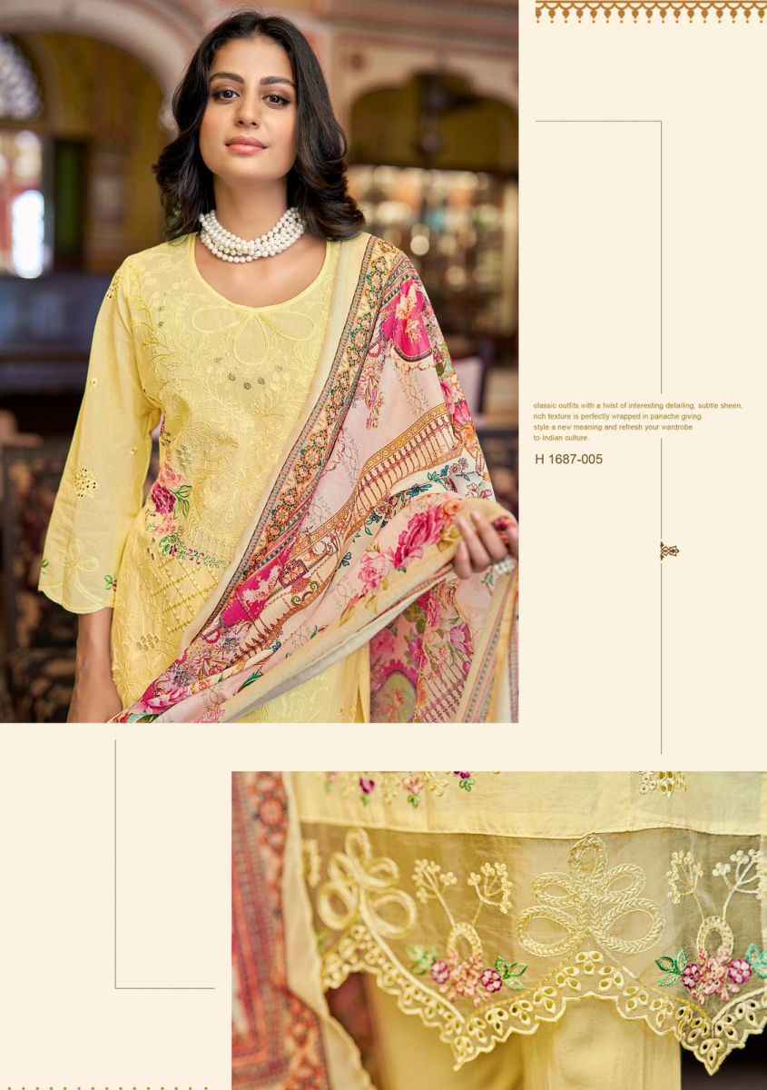 Alok Tabeer Edition 3 Cambric Lawn Dress Material 6 pcs Catalogue