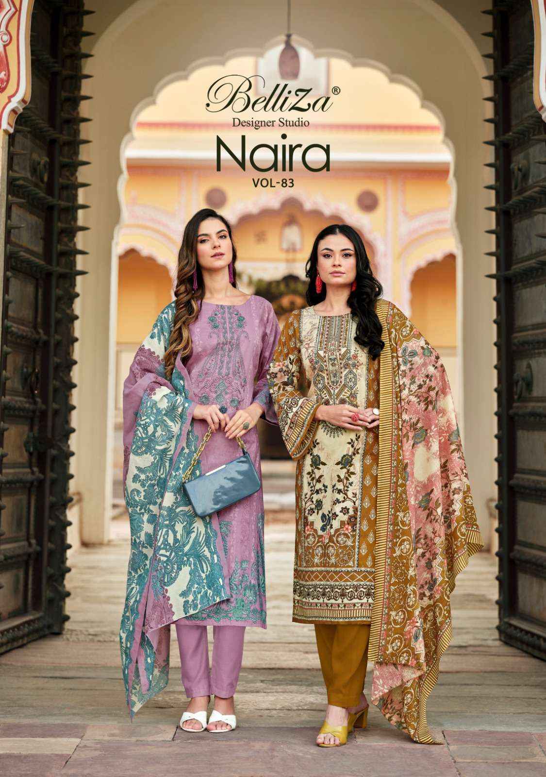 Belliza Naira Vol 83 Cotton Dress Material 8 pcs Cataloge