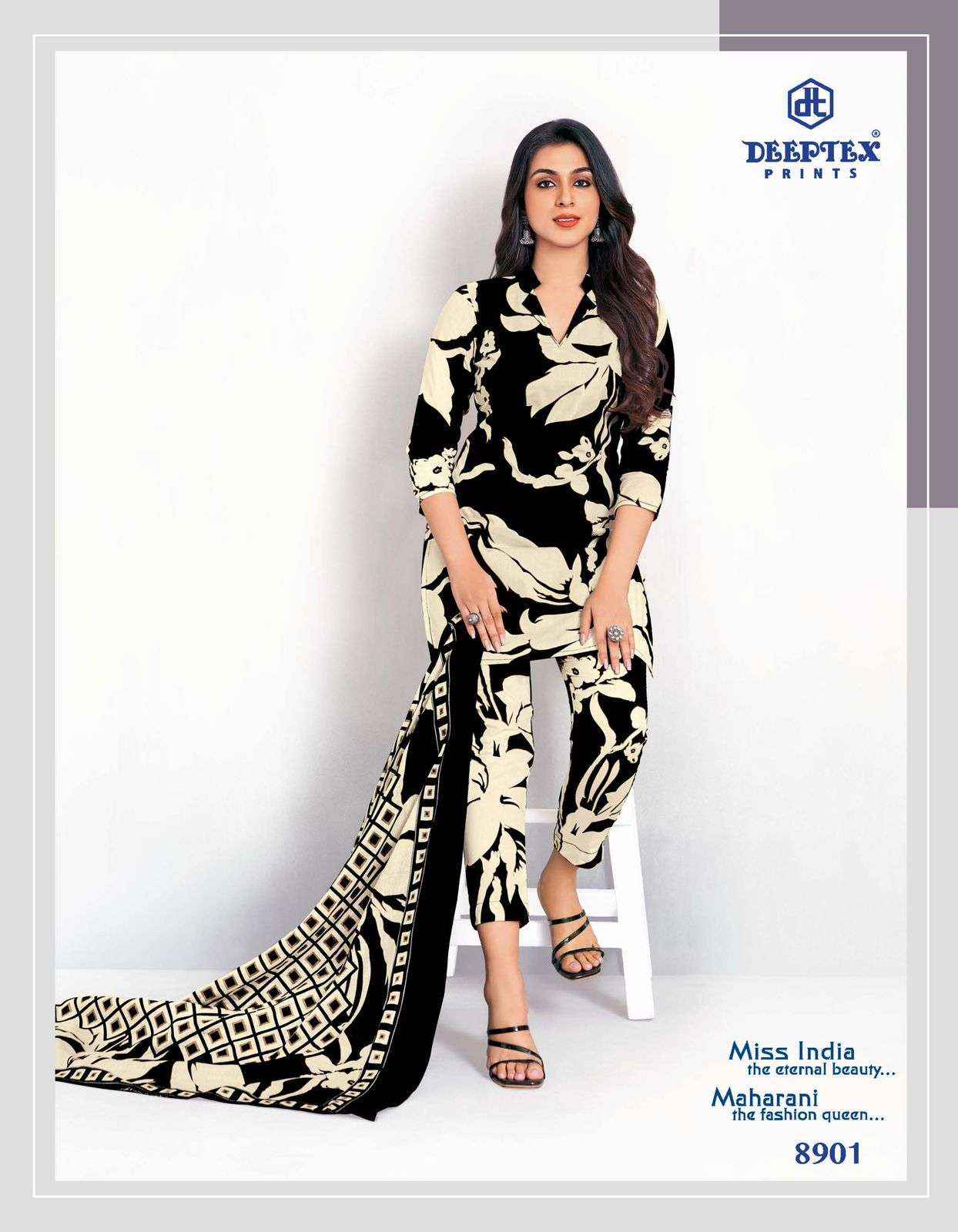 Deeptex Miss India Vol 89 Cotton Dress Material 16 pcs Catalogue