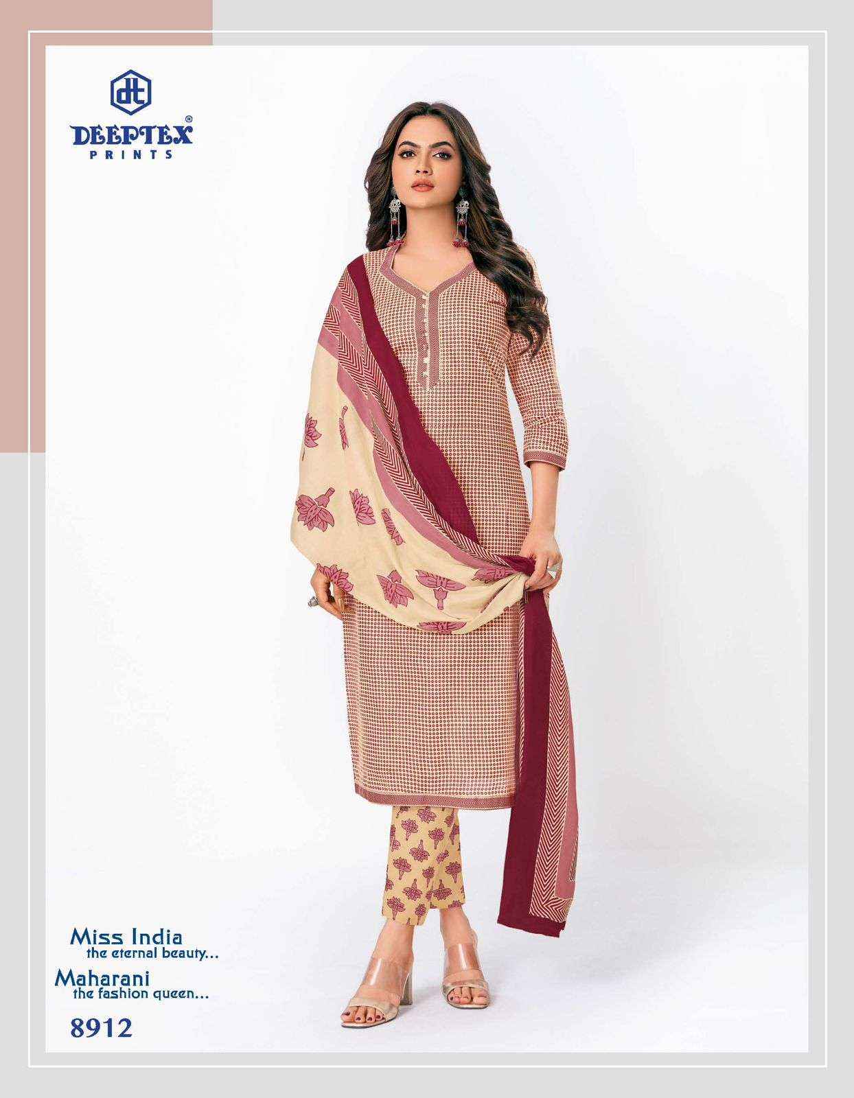 Deeptex Miss India Vol 89 Cotton Dress Material 16 pcs Catalogue