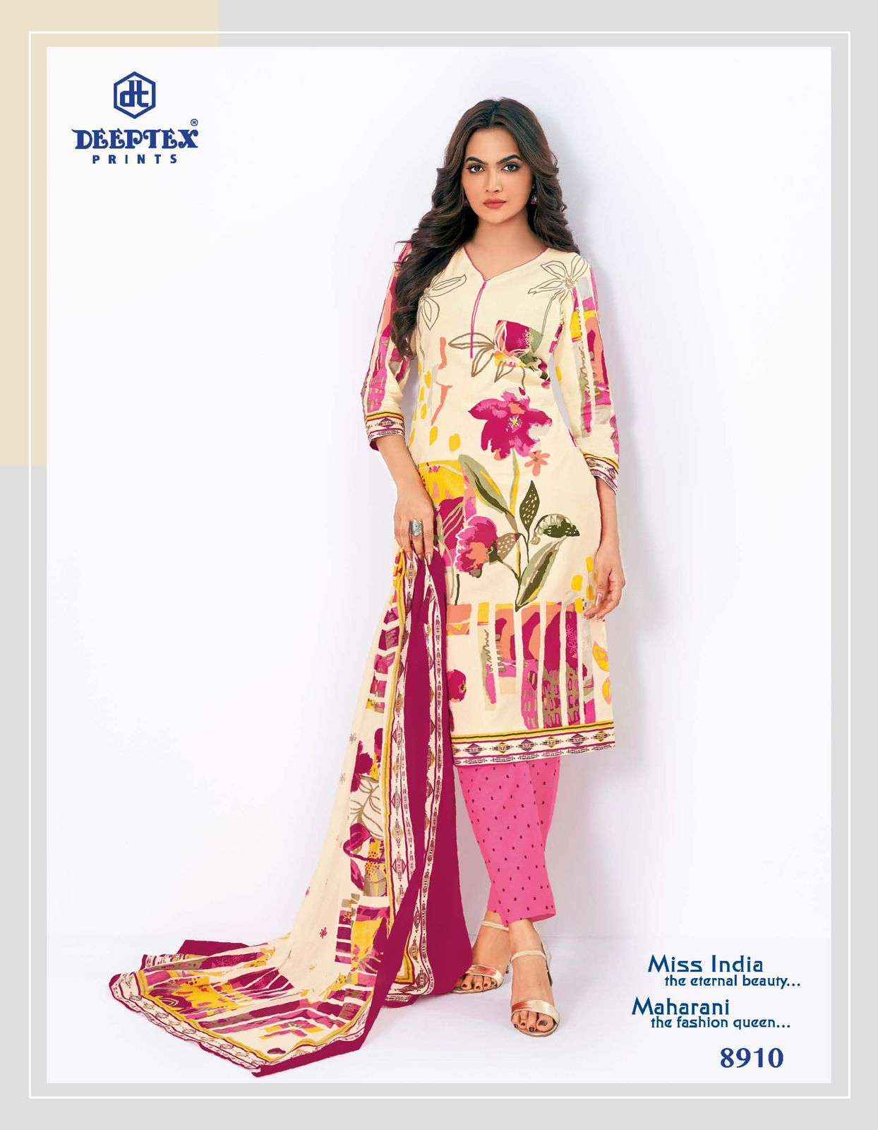 Deeptex Miss India Vol 89 Cotton Dress Material 16 pcs Catalogue