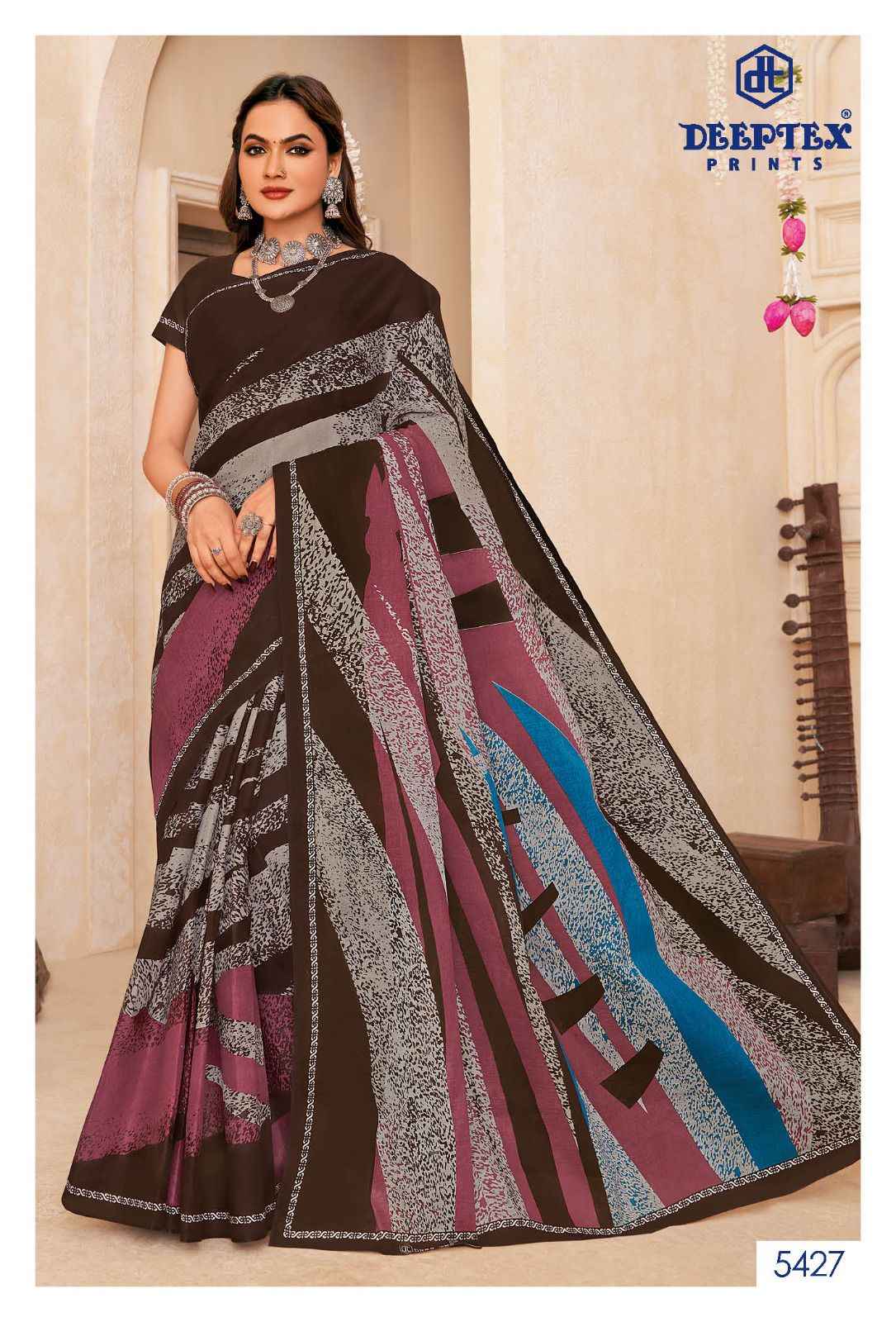 Deeptex Mother India Vol 54 Cotton Saree 30 pcs Catalogue