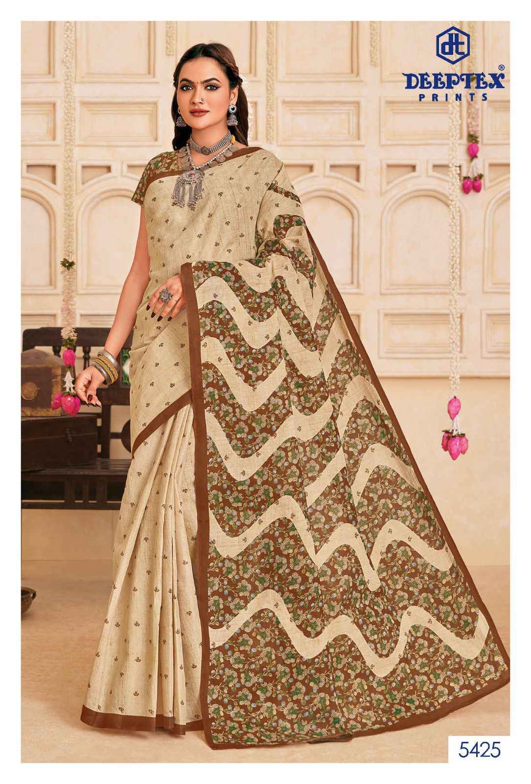 Deeptex Mother India Vol 54 Cotton Saree 30 pcs Catalogue