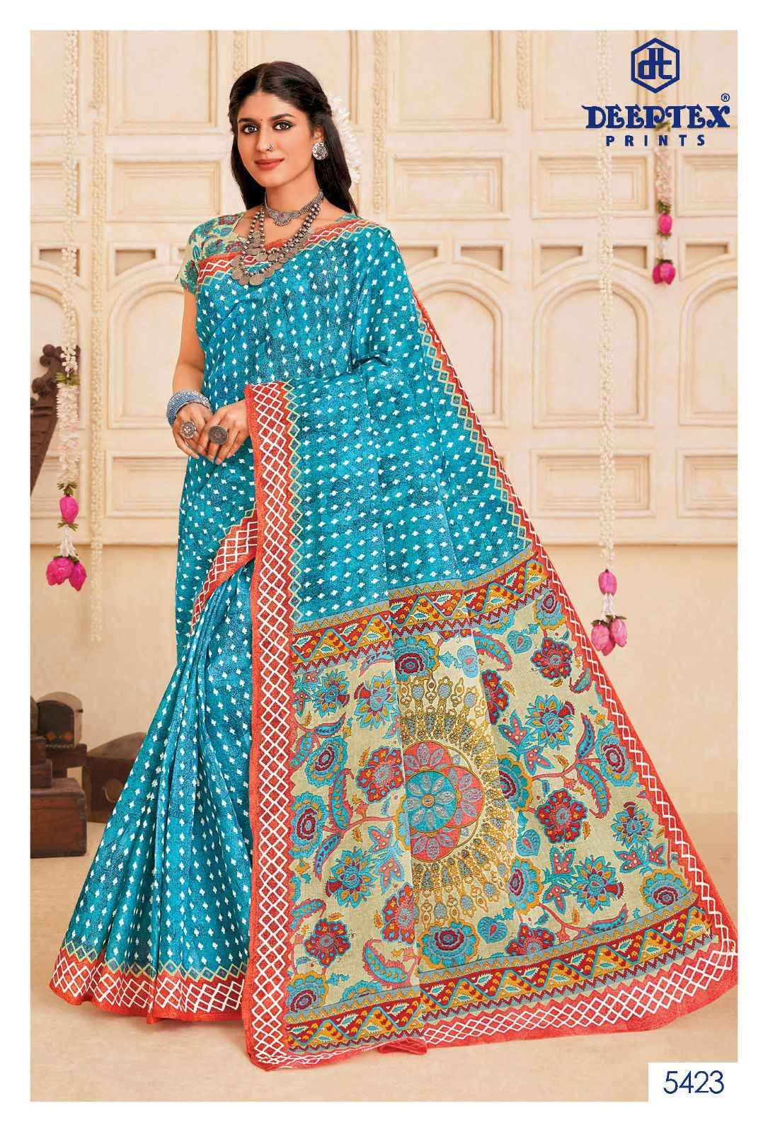 Deeptex Mother India Vol 54 Cotton Saree 30 pcs Catalogue