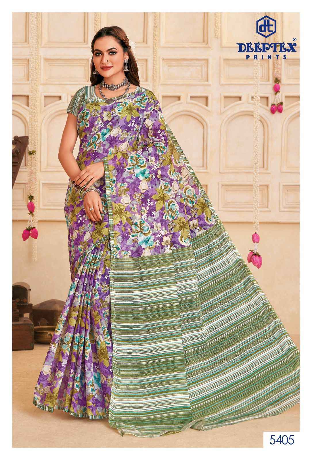 Deeptex Mother India Vol 54 Cotton Saree 30 pcs Catalogue