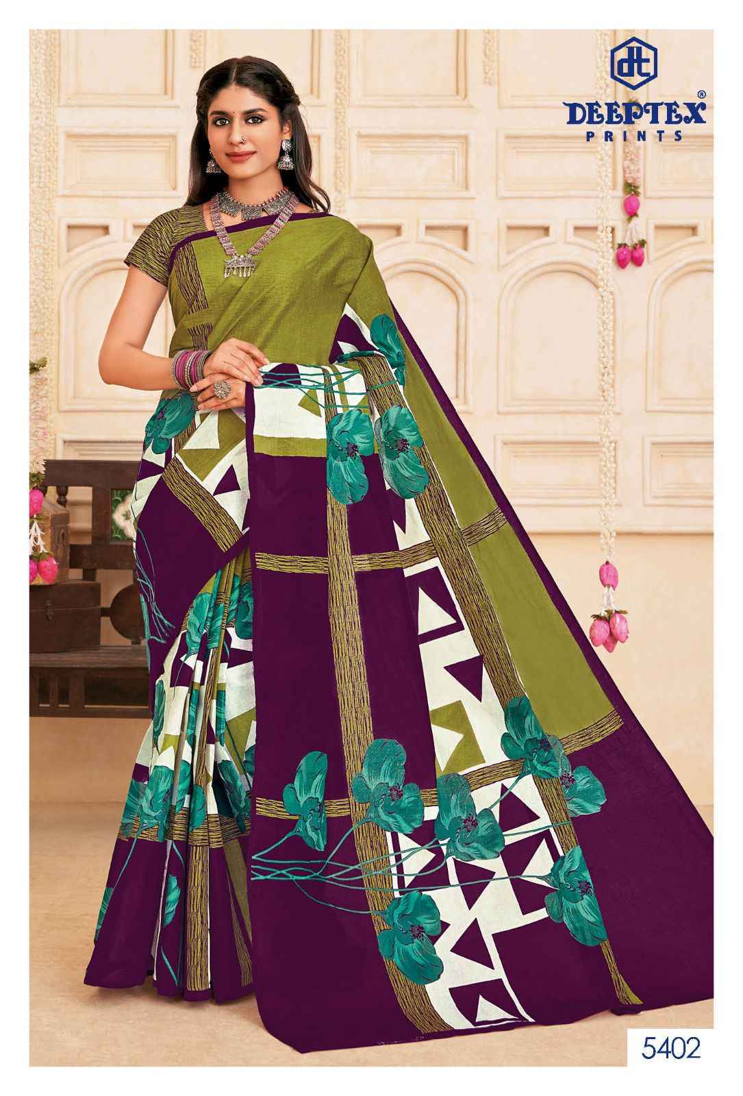 Deeptex Mother India Vol 54 Cotton Saree 30 pcs Catalogue