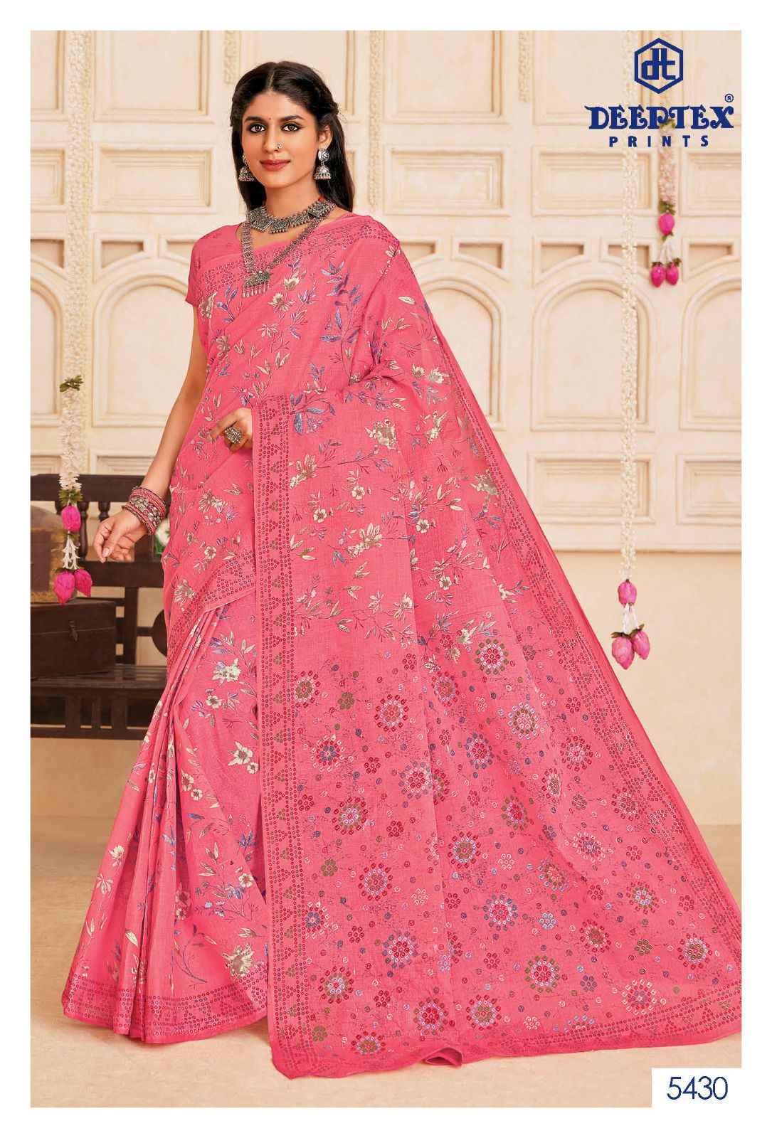 Deeptex Mother India Vol 54 Cotton Saree 30 pcs Catalogue
