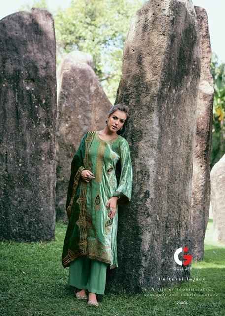 Gull Jee Gul Nasreen Velvet Dress Material 6 pcs Catalogue