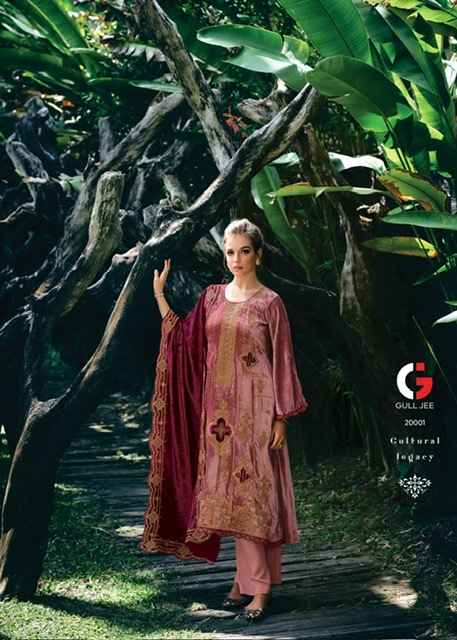 Gull Jee Gul Nasreen Velvet Dress Material 6 pcs Catalogue