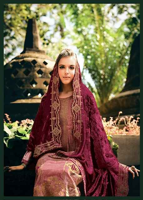 Gull Jee Gul Nasreen Velvet Dress Material 6 pcs Catalogue