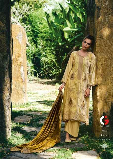 Gull Jee Gul Nasreen Velvet Dress Material 6 pcs Catalogue