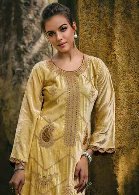 Gull Jee Gul Nasreen Velvet Dress Material 6 pcs Catalogue