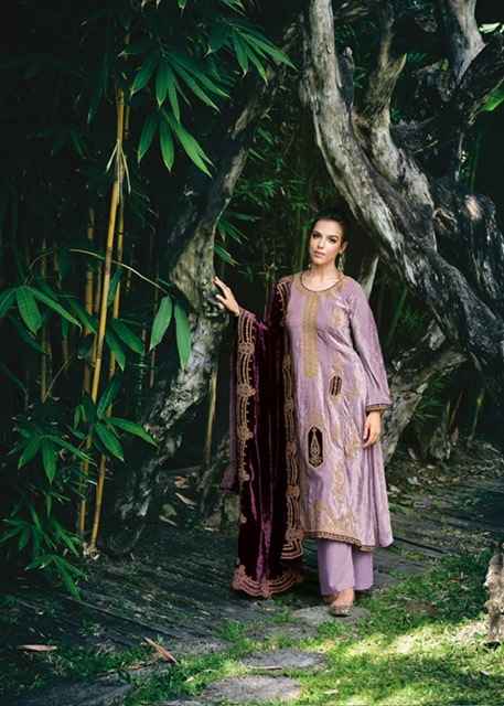 Gull Jee Gul Nasreen Velvet Dress Material 6 pcs Catalogue