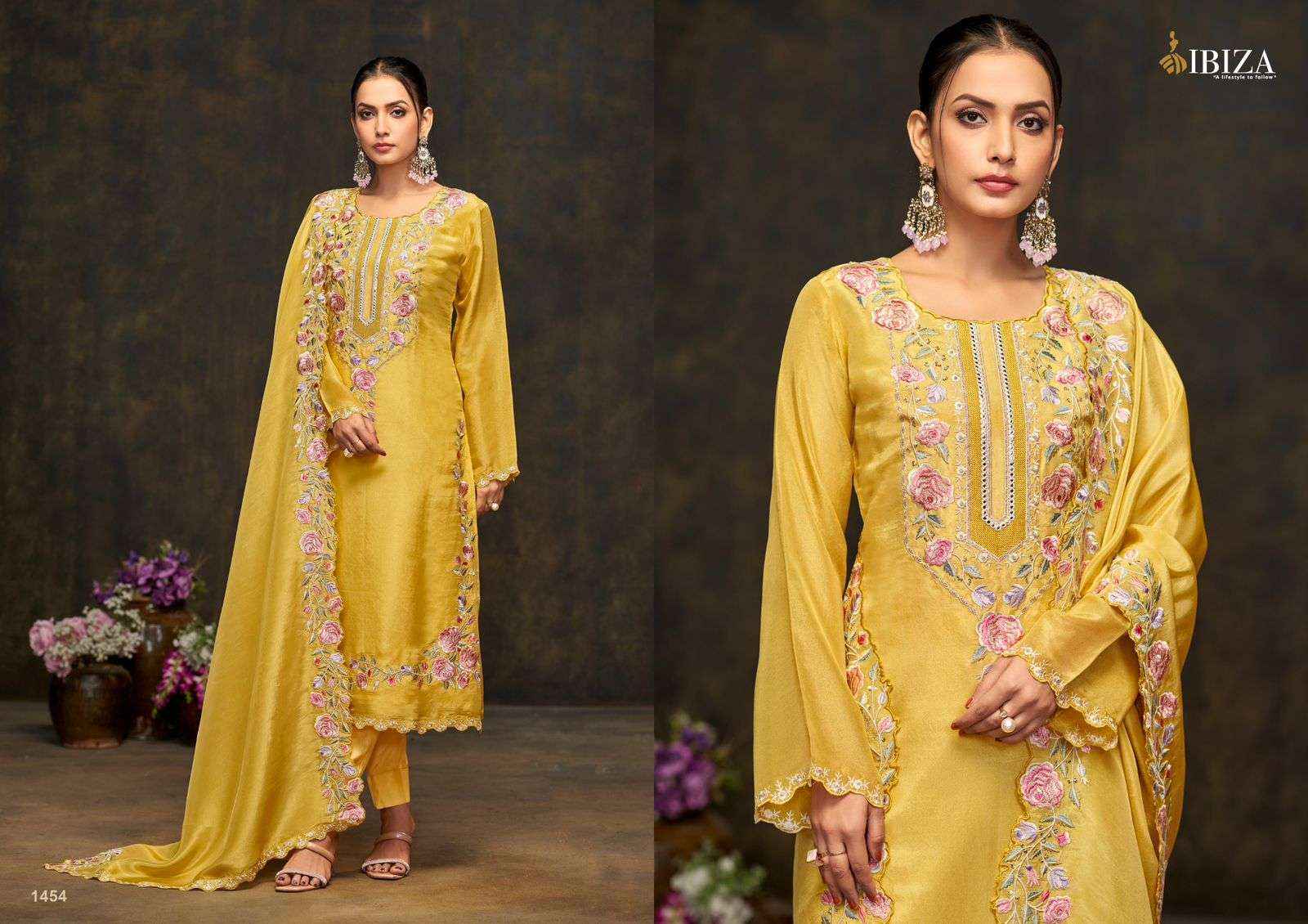 Ibiza Dazzella Muslin Dress Material 4 pcs Catalogue