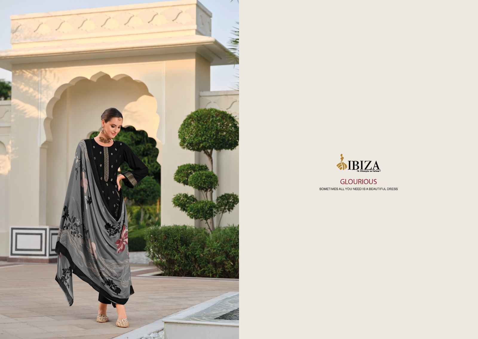 Ibiza Khayaal Viscouse Pashmina Dress Material 6 pcs Catalogue