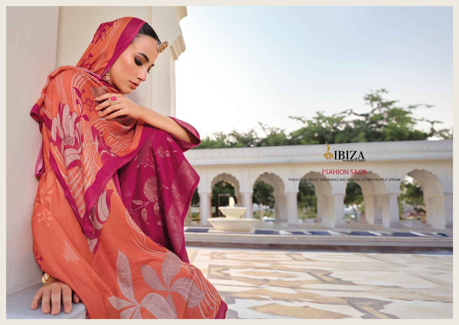 Ibiza Khayaal Viscouse Pashmina Dress Material 6 pcs Catalogue