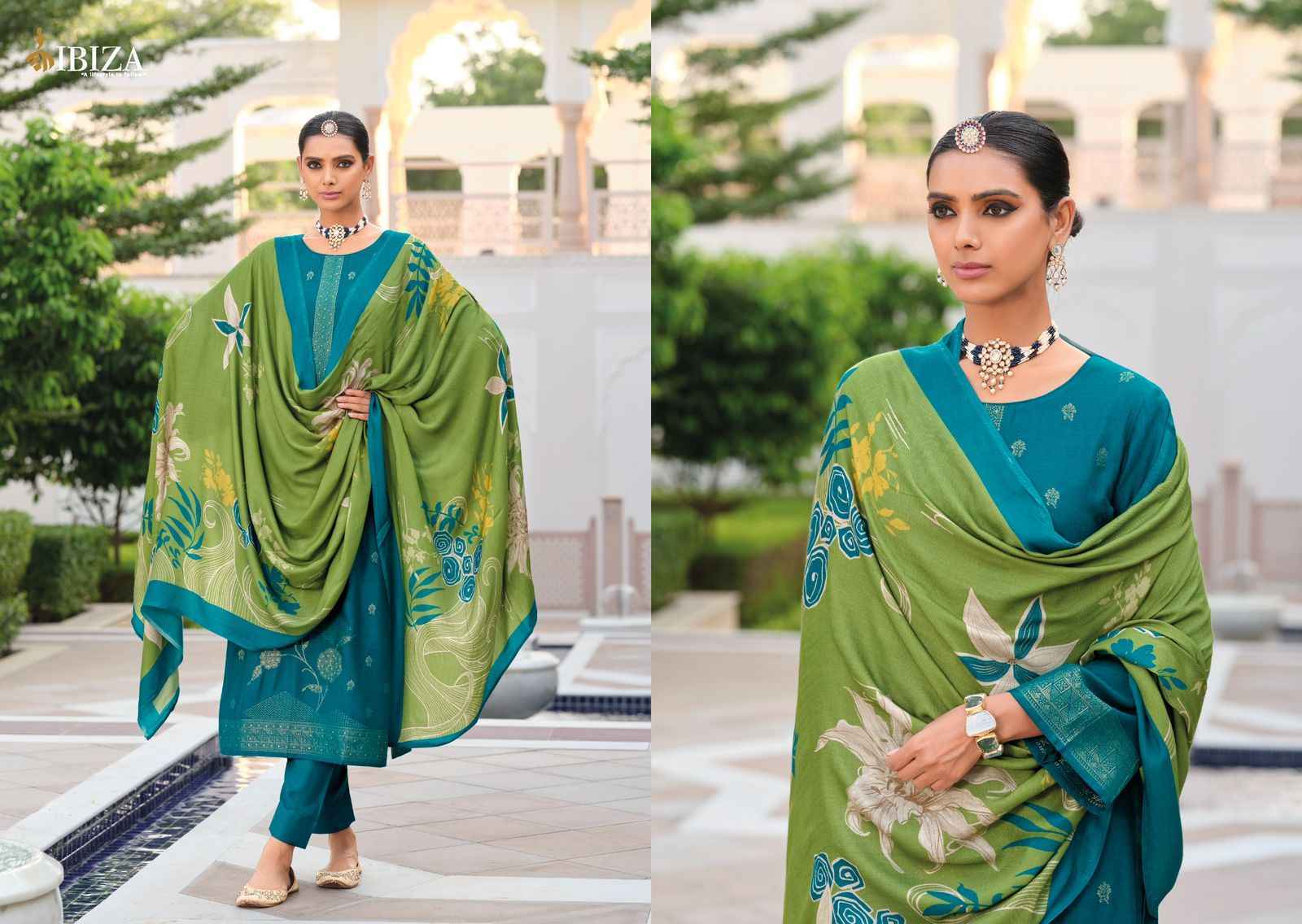 Ibiza Khayaal Viscouse Pashmina Dress Material 6 pcs Catalogue