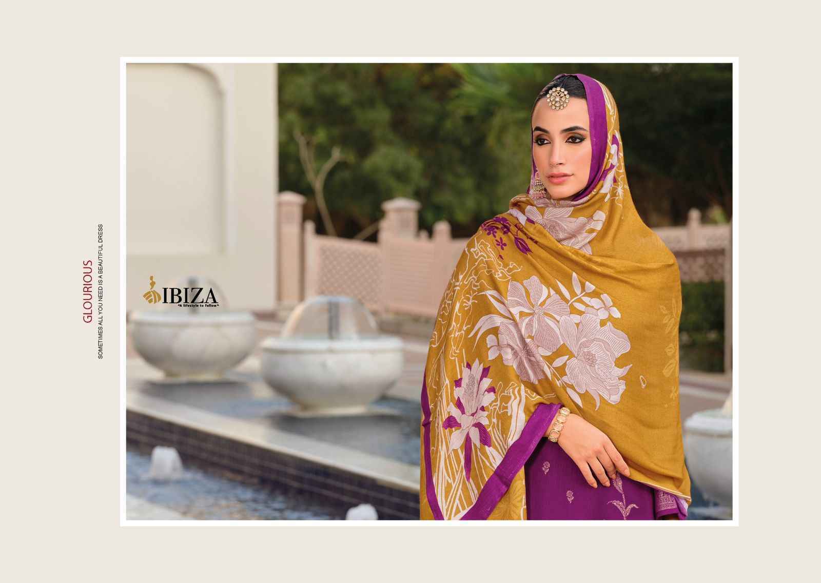 Ibiza Khayaal Viscouse Pashmina Dress Material 6 pcs Catalogue
