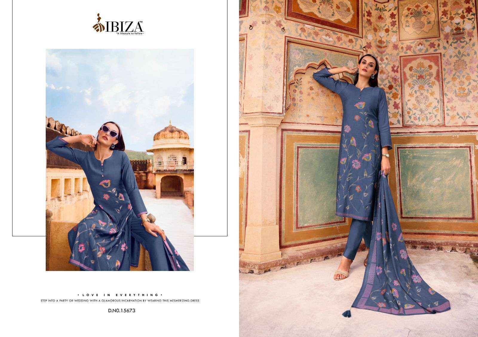 Ibiza Modern Art Viscouse Dress Material 8 pcs Catalogue