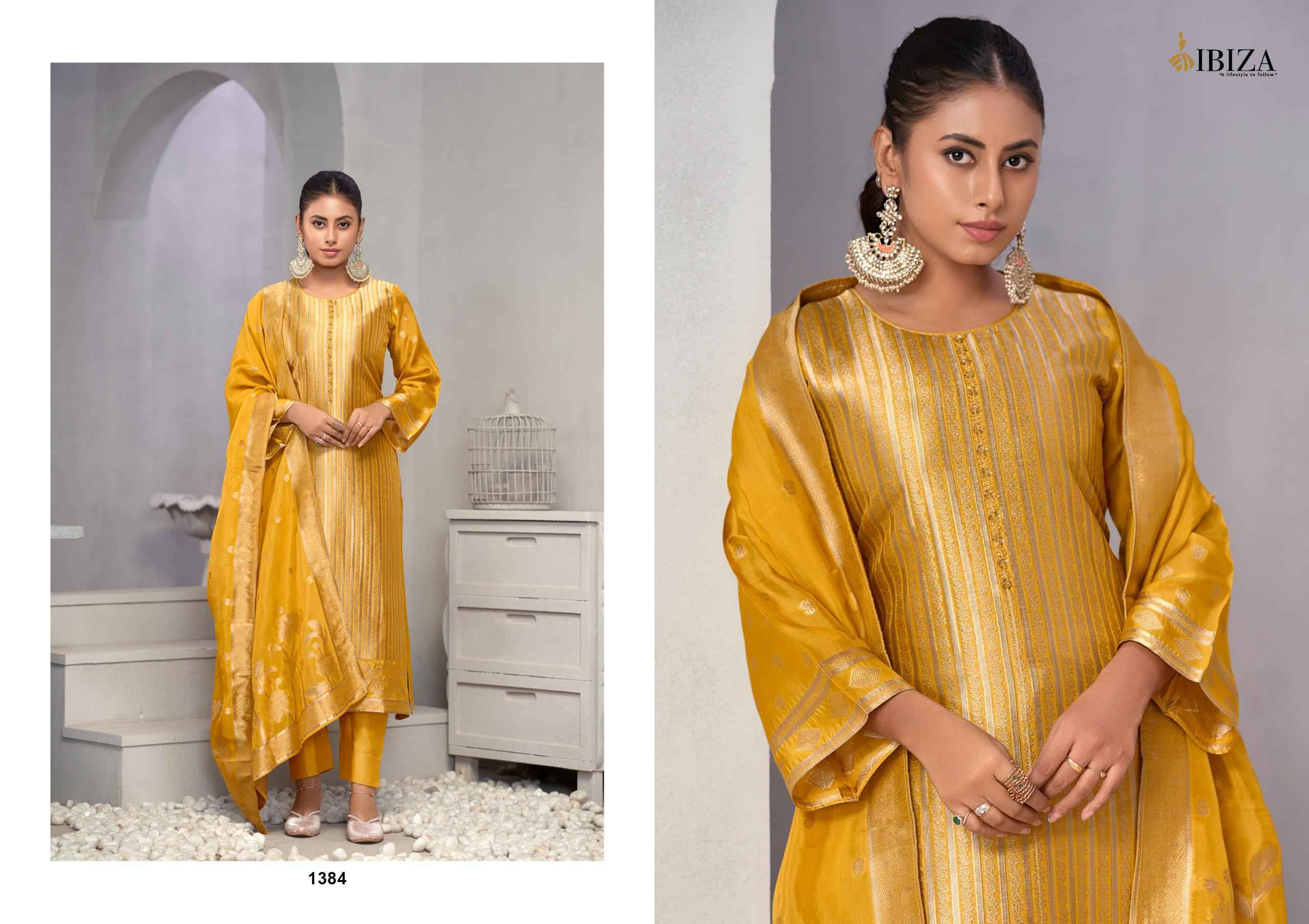 Ibiza Vihani Banglory Silk Dress Material 4 pcs Catalogue