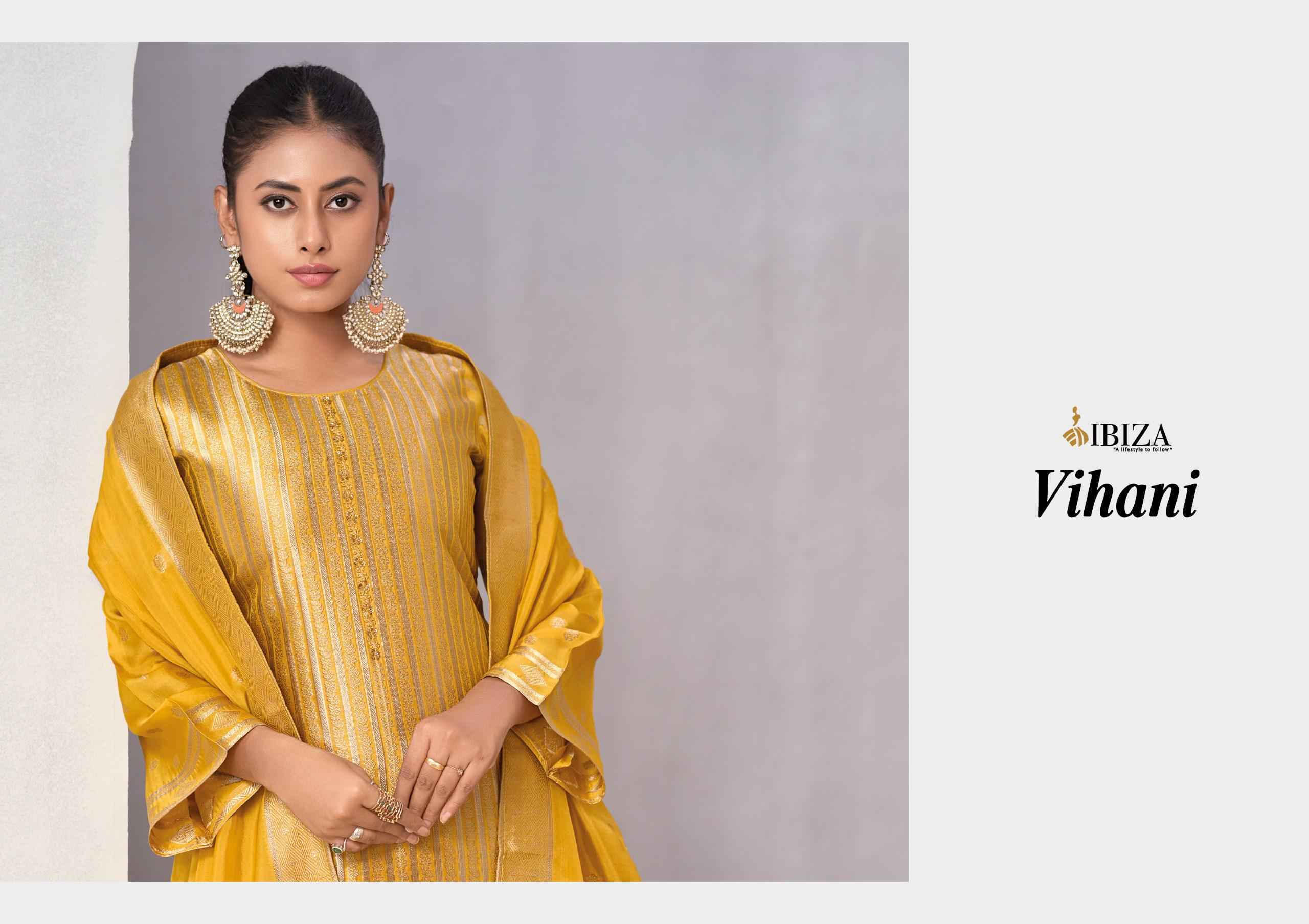 Ibiza Vihani Banglory Silk Dress Material 4 pcs Catalogue