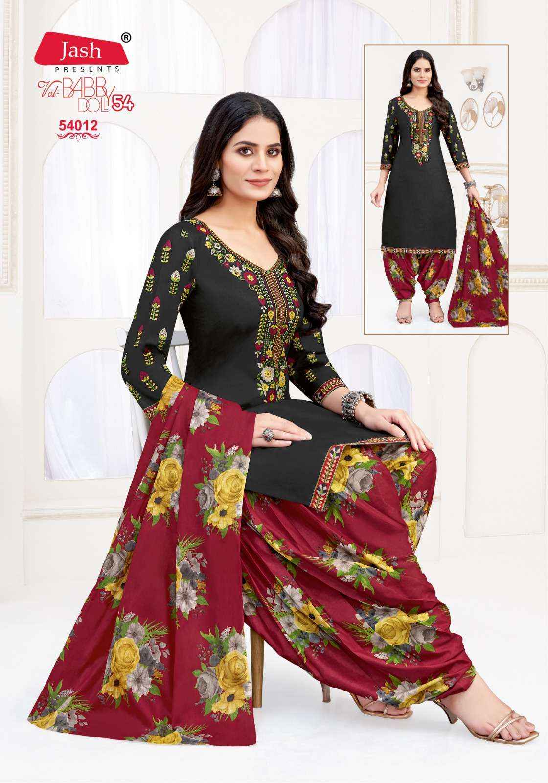 Jash Baby Doll Vol 54 Cotton Dress Material 12 pcs Catalogue