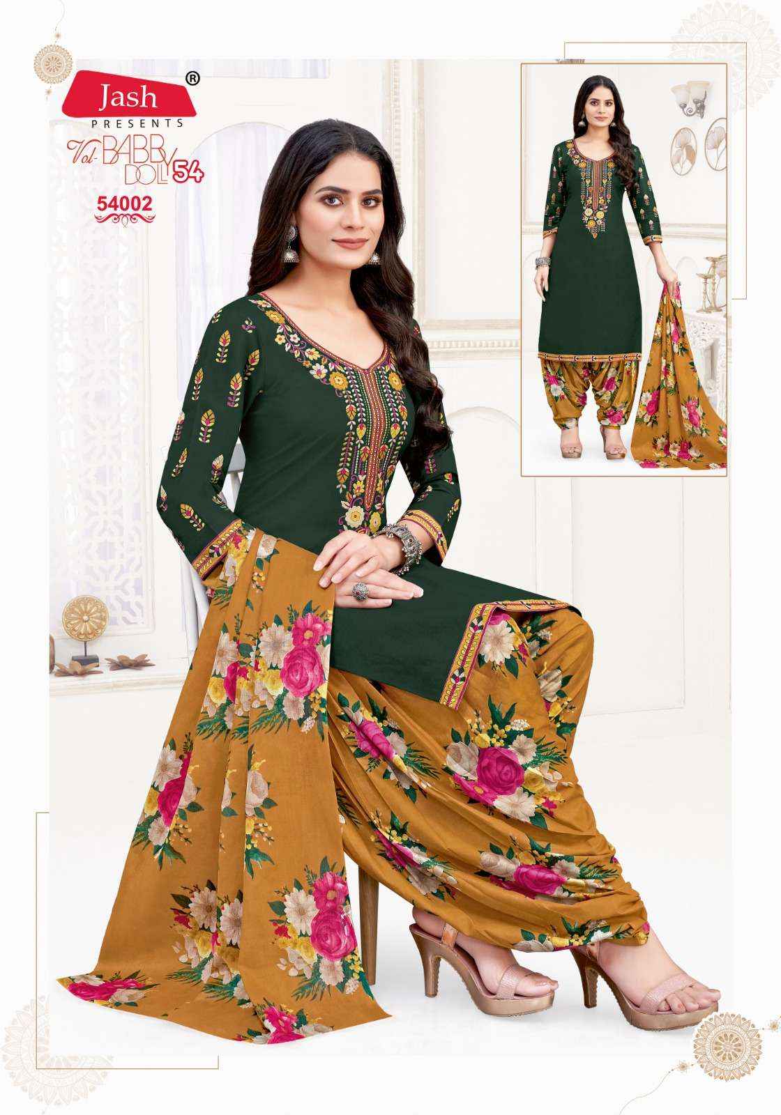 Jash Baby Doll Vol 54 Cotton Dress Material 12 pcs Catalogue