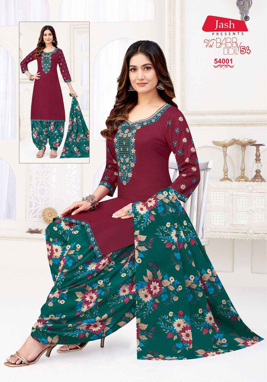Jash Baby Doll Vol 54 Cotton Dress Material 12 pcs Catalogue