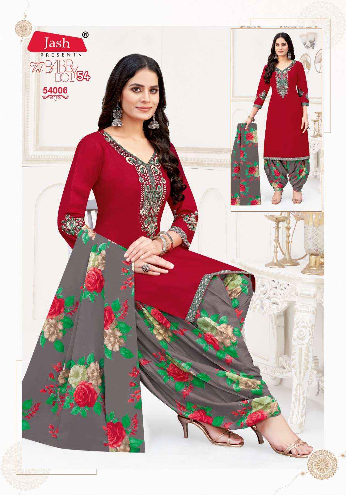 Jash Baby Doll Vol 54 Cotton Dress Material 12 pcs Catalogue