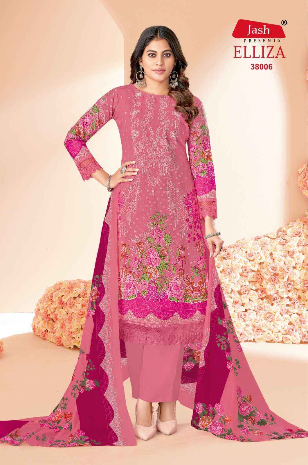Jash Elliza Vol 38 Cotton Dress Material 10 pcs Catalogue