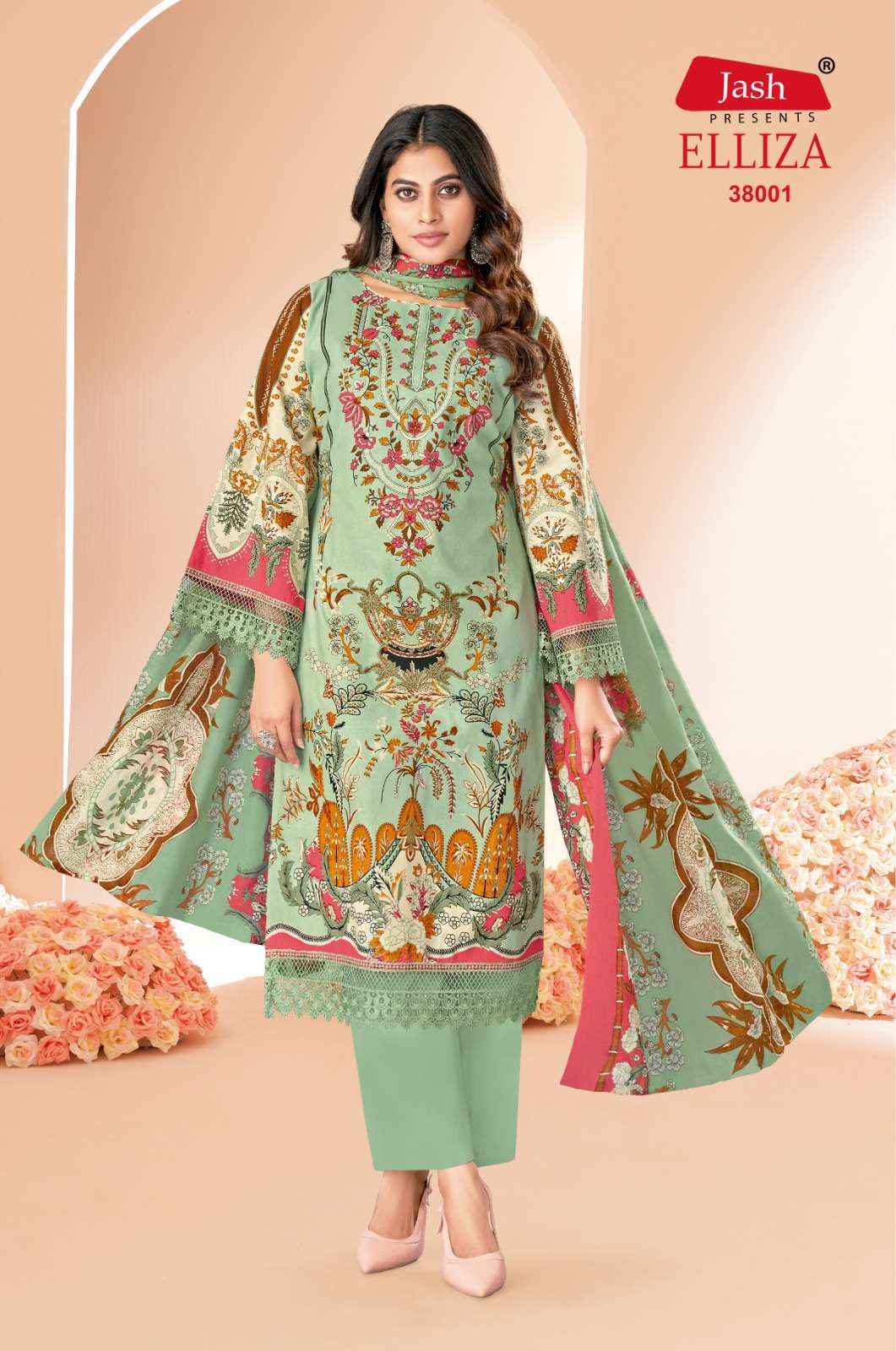 Jash Elliza Vol 38 Cotton Dress Material 10 pcs Catalogue