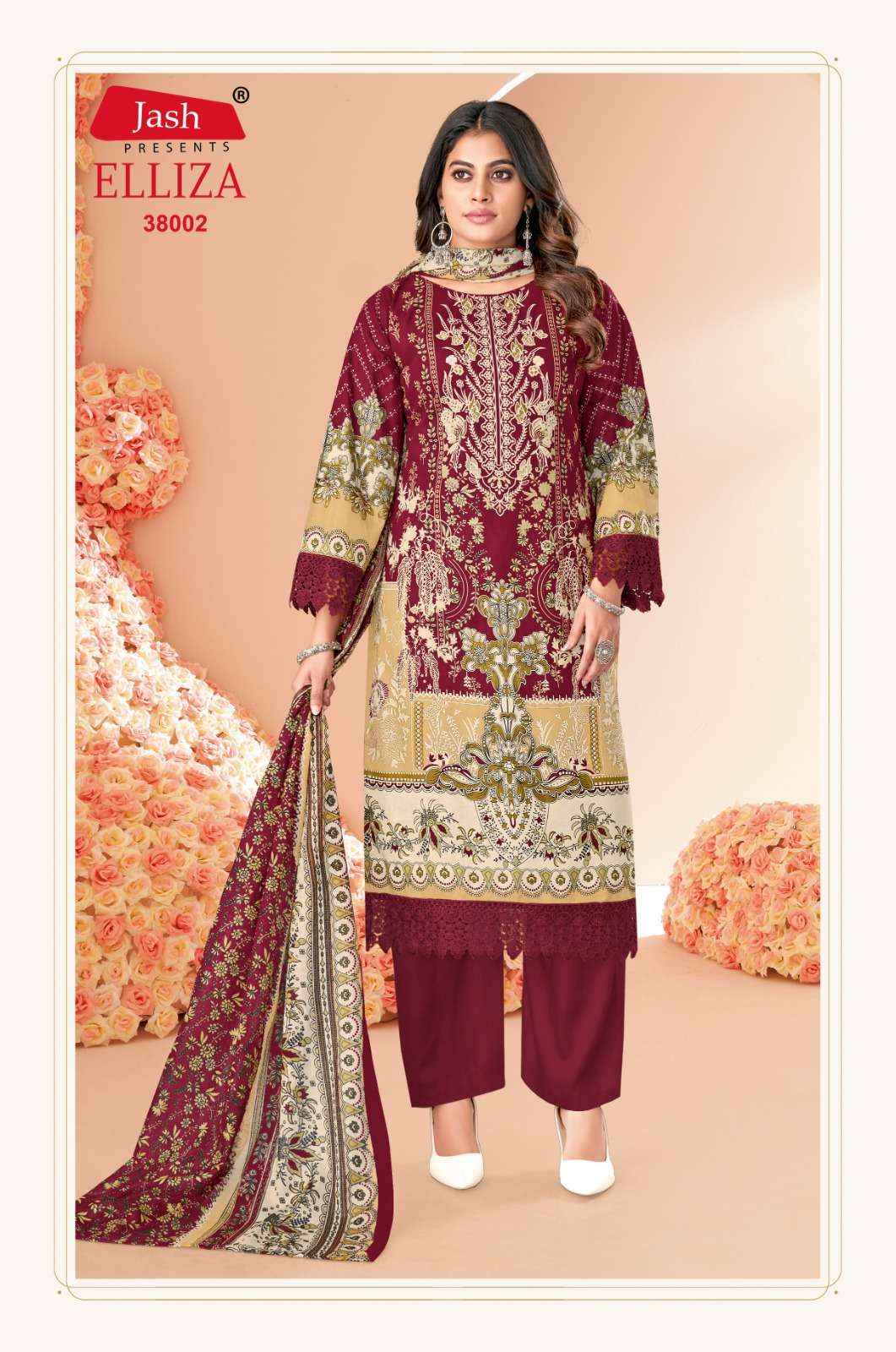 Jash Elliza Vol 38 Cotton Dress Material 10 pcs Catalogue