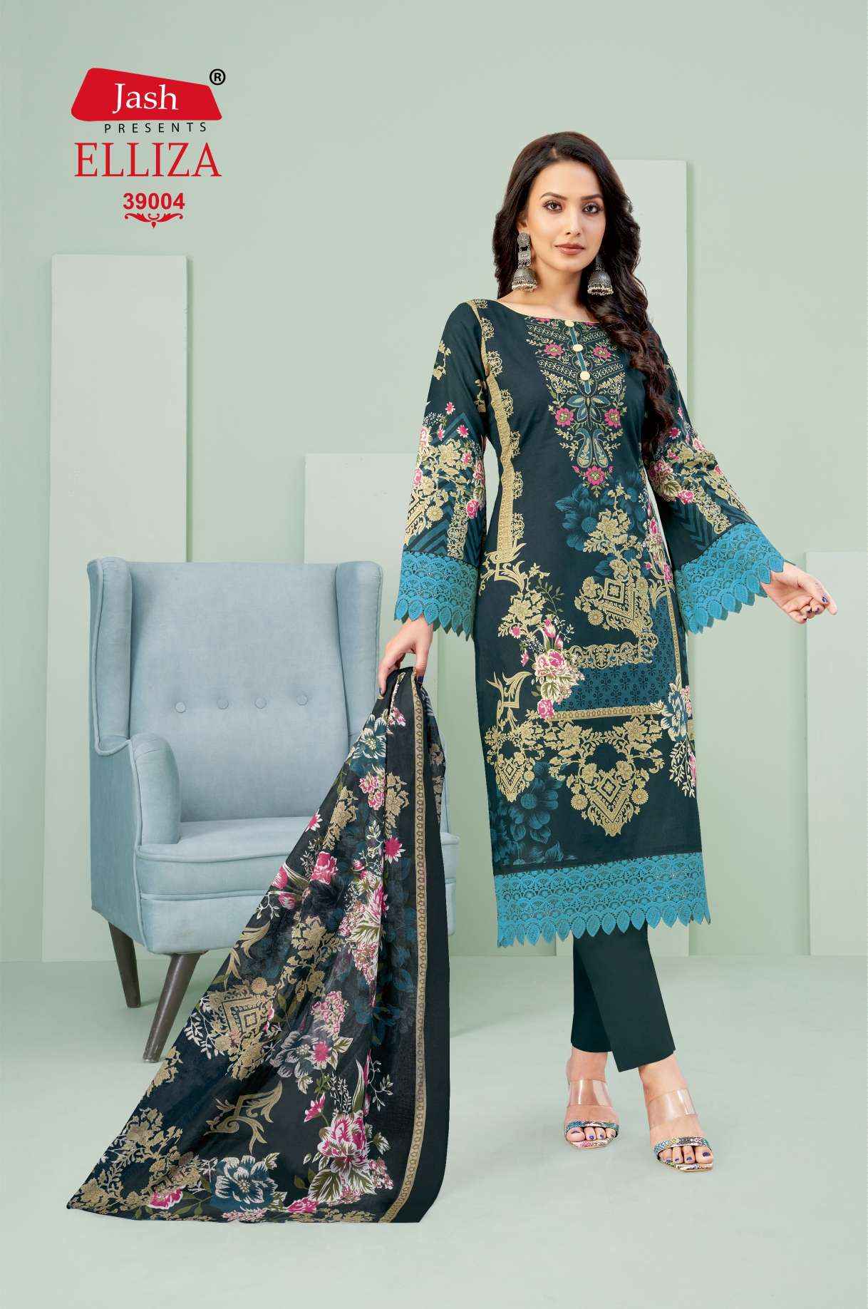 Jash Elliza Vol 39 Cotton Dress Material 10 pcs Catalogue